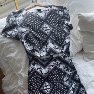 Faith in Love Dark Navy Cutout Dress